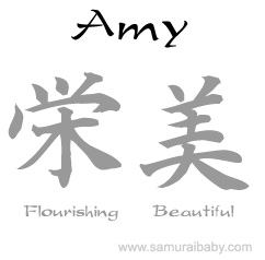 Amy kanji name
